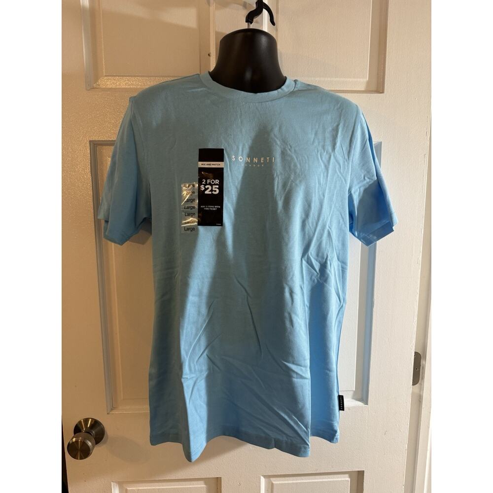 Men’s Sonneti Blue T-shirt Size Large